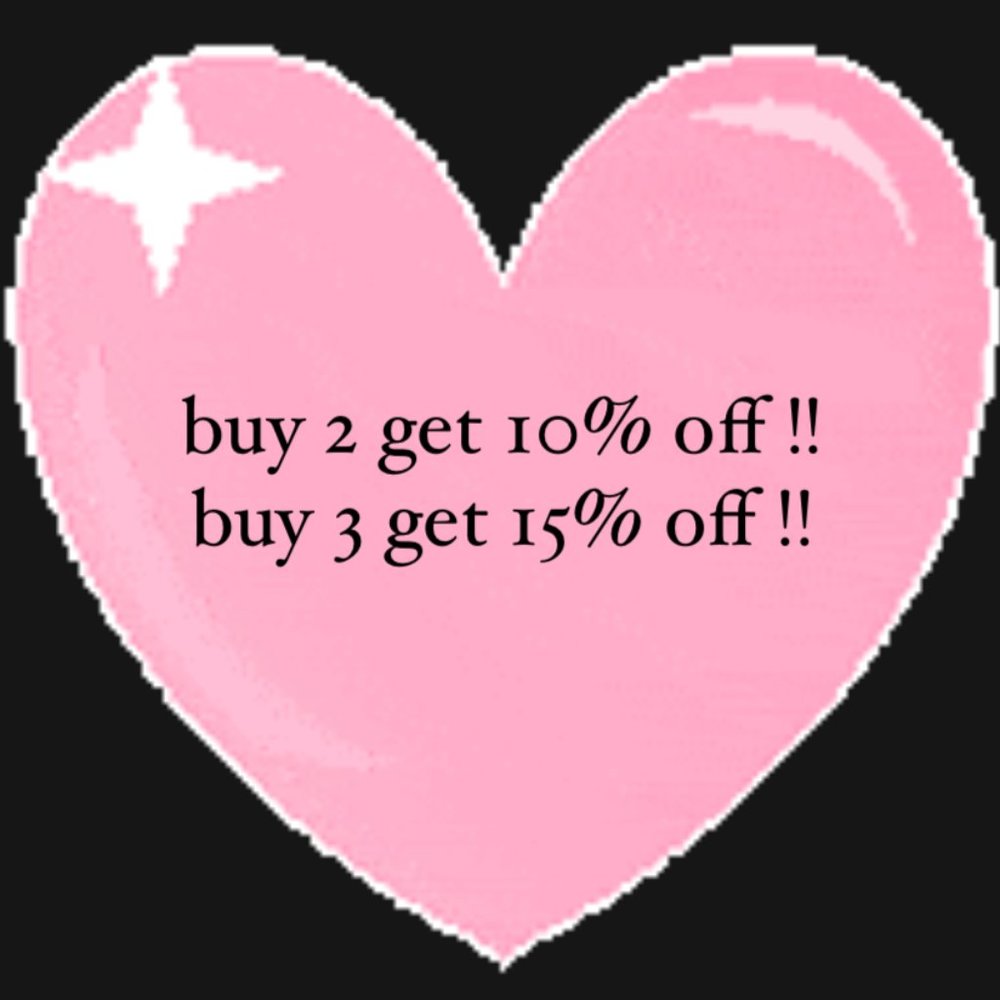 BUY 2 GET 10% OFF , BUY 3 GET 15% OFF